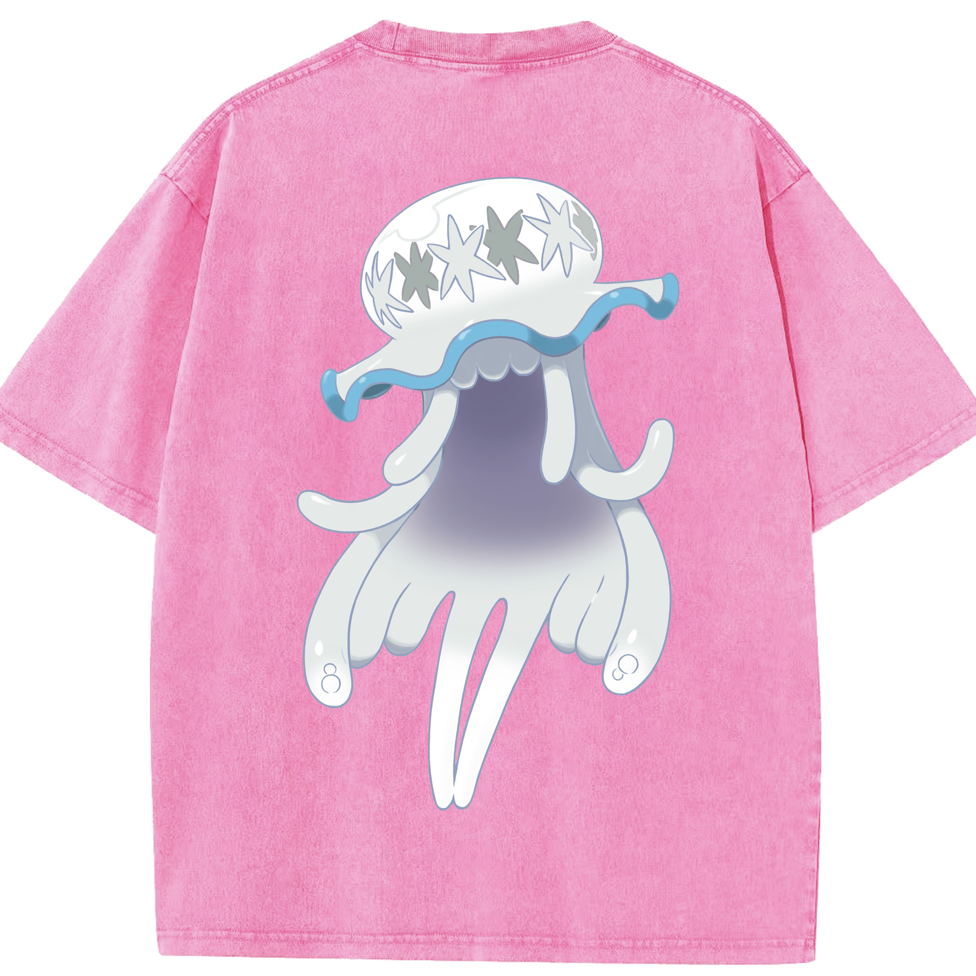 （画像用） ポケットモンスター Pokémon 綿100% ヴィンテージ風 半袖Tシャツ（背面プリント）